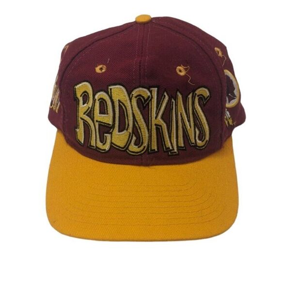 Washington Redskins Drew Pearson Graffiti Snapback Hat‎ Cap NFL Vintage 90s - Picture 1 of 6